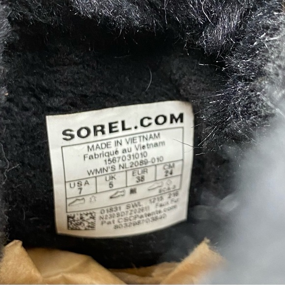 SOREL TIVOLI ll MID CALF FAUX FUR WOMAN BOOTS SIZE 7 - Picture 11 of 12